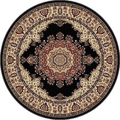 KHL Rugs Sensation Fiona Framed Floral Rug
