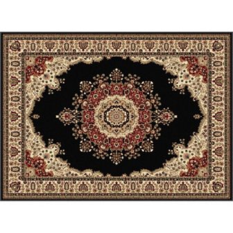 KHL Rugs Sensation Fiona Framed Floral Rug