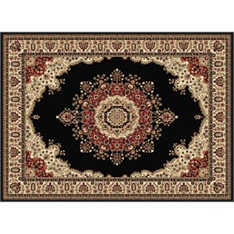 KHL Rugs Sensation Fiona Framed Floral Rug
