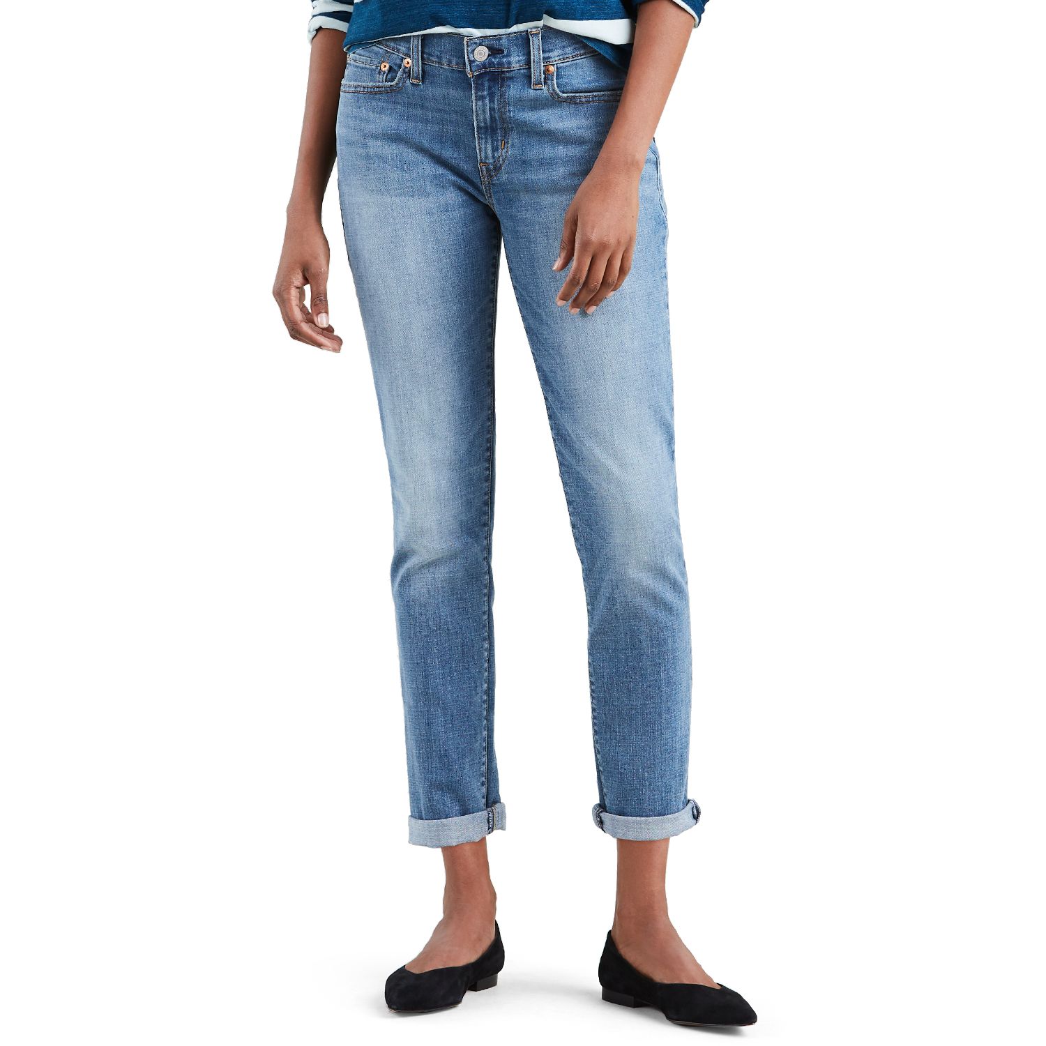 levi's low rise boyfriend jeans