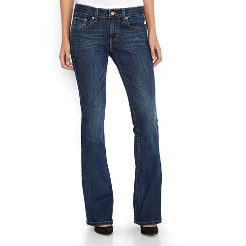 black bootcut levi's