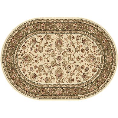 KHL Rugs Sensation Gabrielle Framed Floral Rug