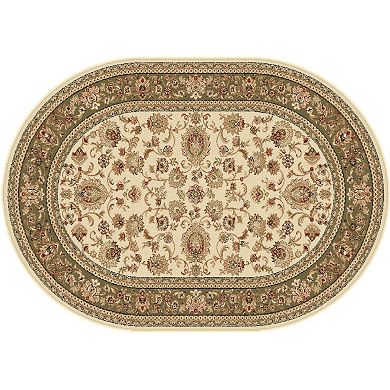 KHL Rugs Sensation Gabrielle Framed Floral Rug