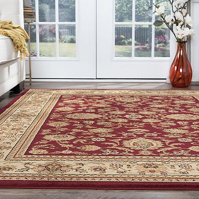 KHL Rugs Sensation Gabrielle Framed Floral Rug