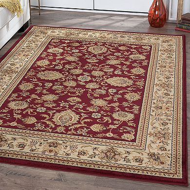 KHL Rugs Sensation Gabrielle Framed Floral Rug