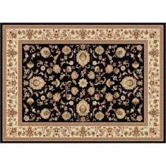 KHL Rugs Sensation Gabrielle Framed Floral Rug