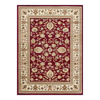 KHL Rugs Sensation Gabrielle Framed Floral Rug