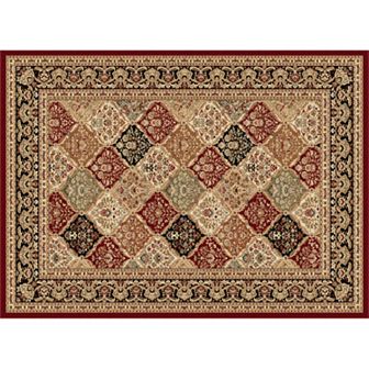 KHL Rugs Sensation Princeton Framed Floral Rug