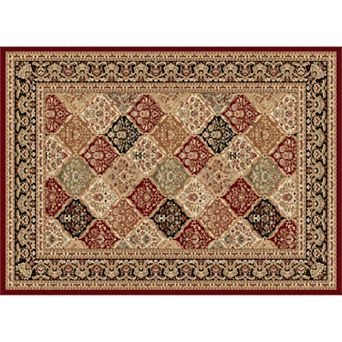 KHL Rugs Sensation Princeton Framed Floral Rug