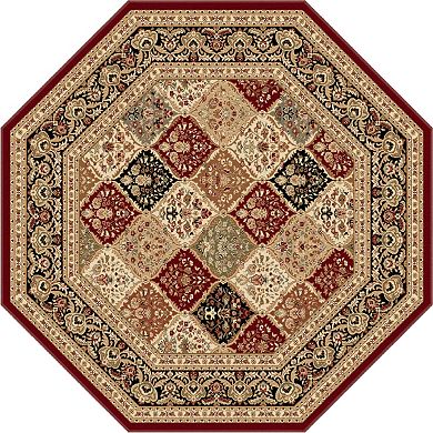 KHL Rugs Sensation Princeton Framed Floral Rug