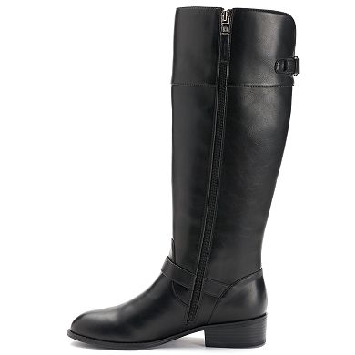 Chaps Gen Women's Buckle Tall Riding Boots