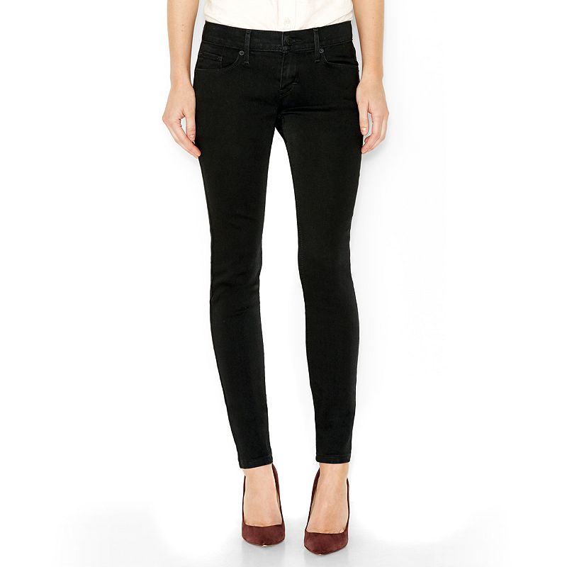 Levi's 524 Skinny Jeans - Juniors, Size: 0 AVE/REG (Black)