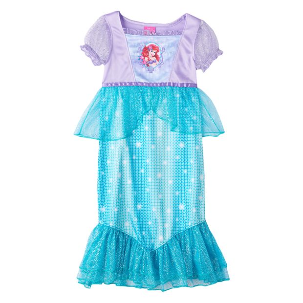 Disney Princess Ariel Dress Up Nightgown Toddler Girl