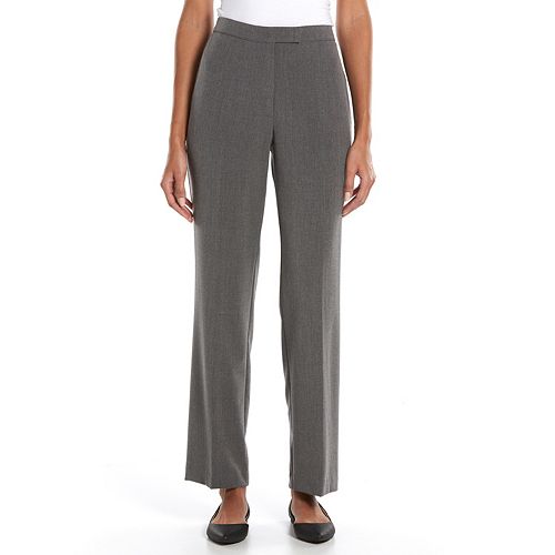 Petite Sag Harbor Slimming Straight-Leg Dress Pants