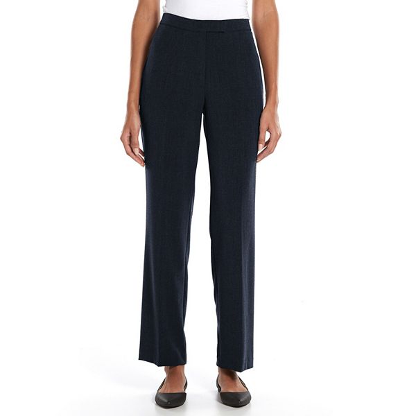 Petite Sag Harbor Slimming Straight-Leg Dress Pants