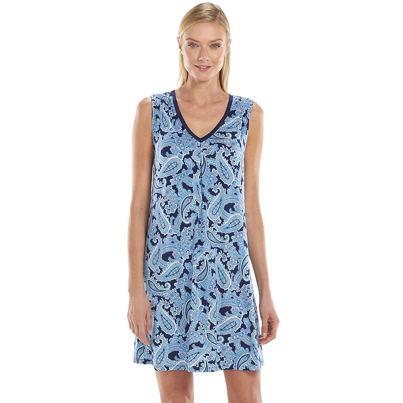 Women's Croft & Barrow® Pajamas: Blue Horizon Nightgown