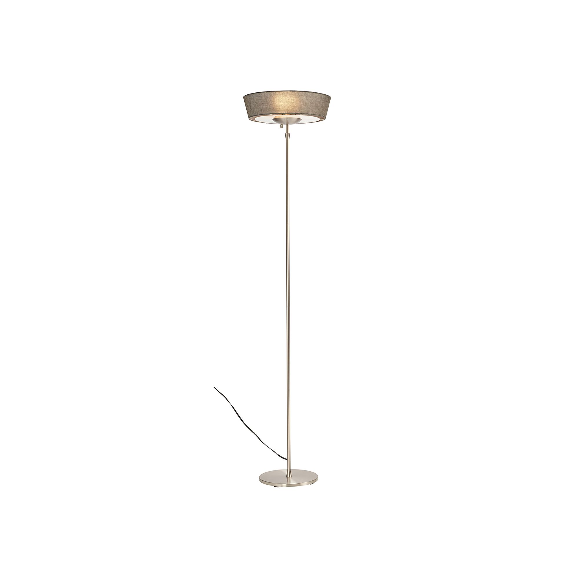 Adesso Harper Floor Lamp, Brown