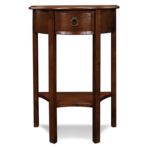 Leick Furniture Demilune Entryway End Table