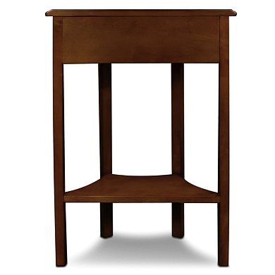 Leick Furniture Demilune Entryway End Table