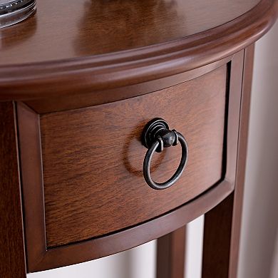 Leick Furniture Demilune Entryway End Table