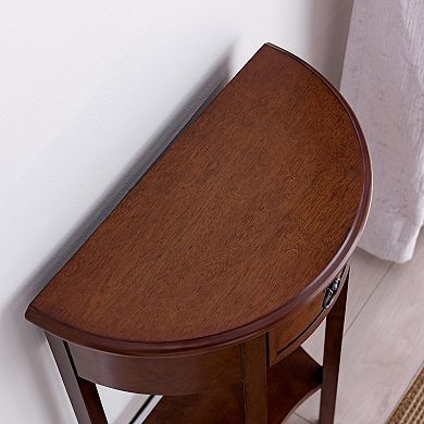 Leick Furniture Demilune Entryway End Table