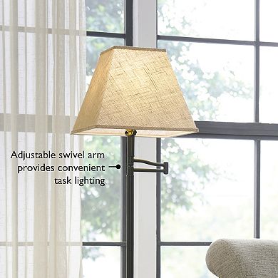 Leick Furniture Mission Oak Finish Lamp & End Table
