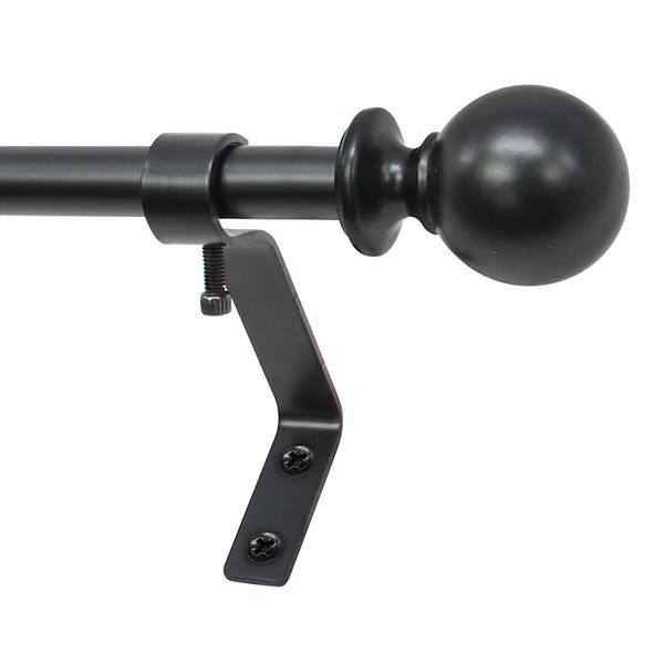 Decopolitan Cafe Ball Adjustable Curtain Rod