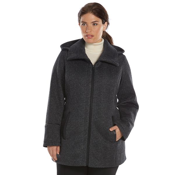 Plus Size Apt. 9¨ Hooded Fleece Coat