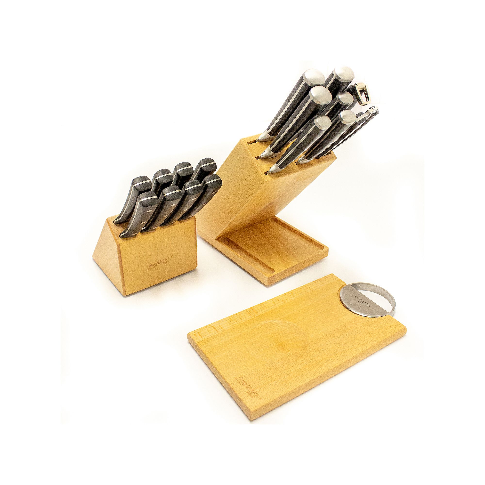 BergHOFF 19-pc. Forged Knife Block Set, Black