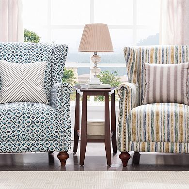 Leick Furniture Sienna Finish Wedge End Table