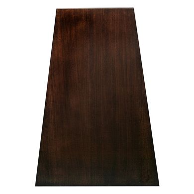 Leick Furniture Chocolate Cherry Finish Wedge End Table