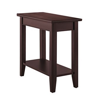 Leick Furniture Chocolate Cherry Finish Narrow End Table