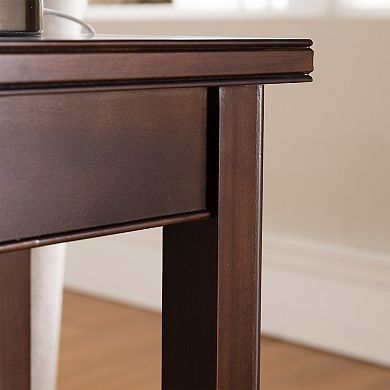Leick Furniture Chocolate Cherry Finish Narrow End Table