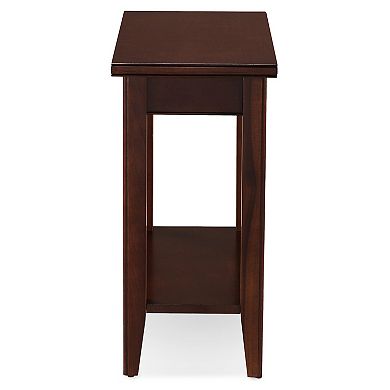Leick Furniture Chocolate Cherry Finish Narrow End Table