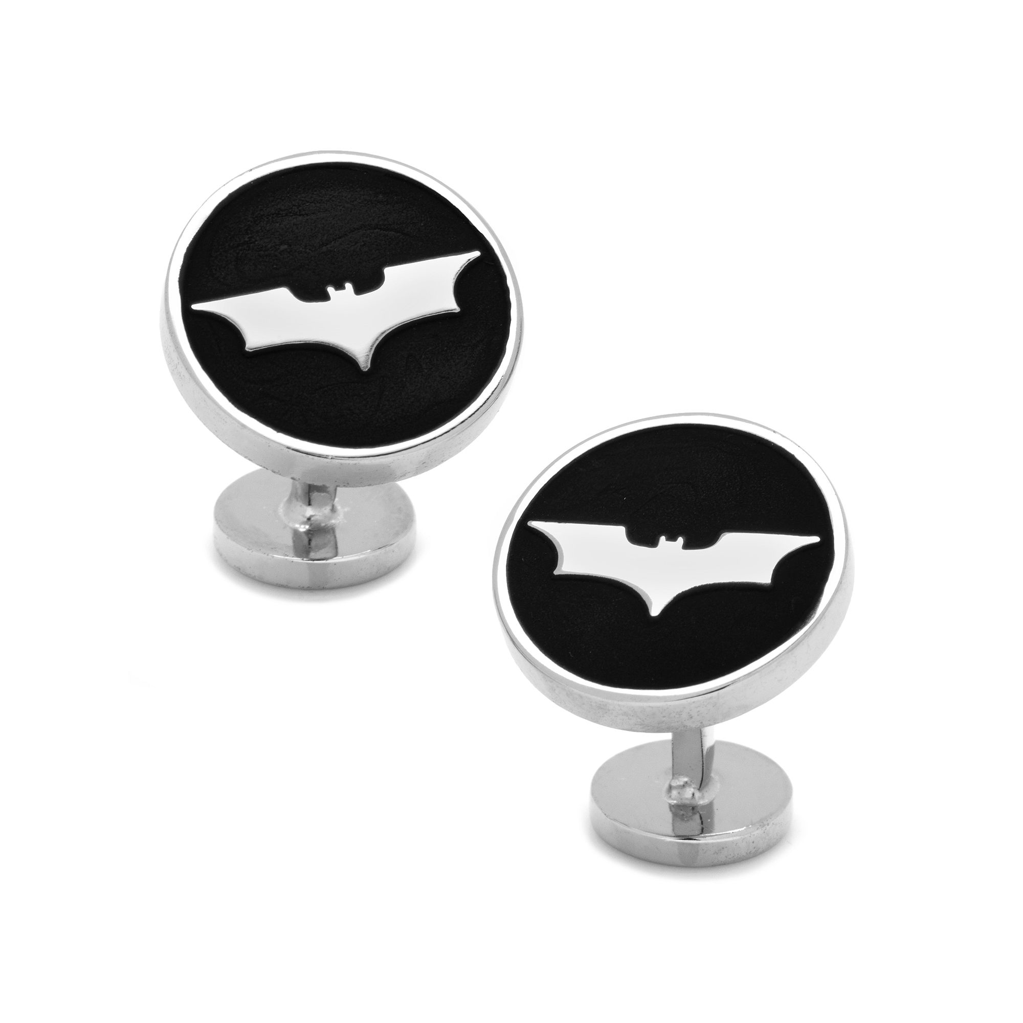 Mens Cuff Links, Inc. DC Comics Batman Dark Knight Cuff Links, Black