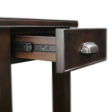 Leick Furniture Chocolate Cherry Finish 1-Drawer End Table