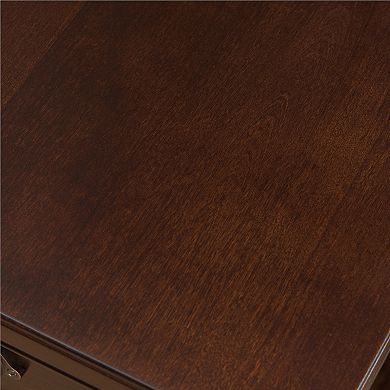 Leick Furniture Chocolate Cherry Finish 1-Drawer End Table
