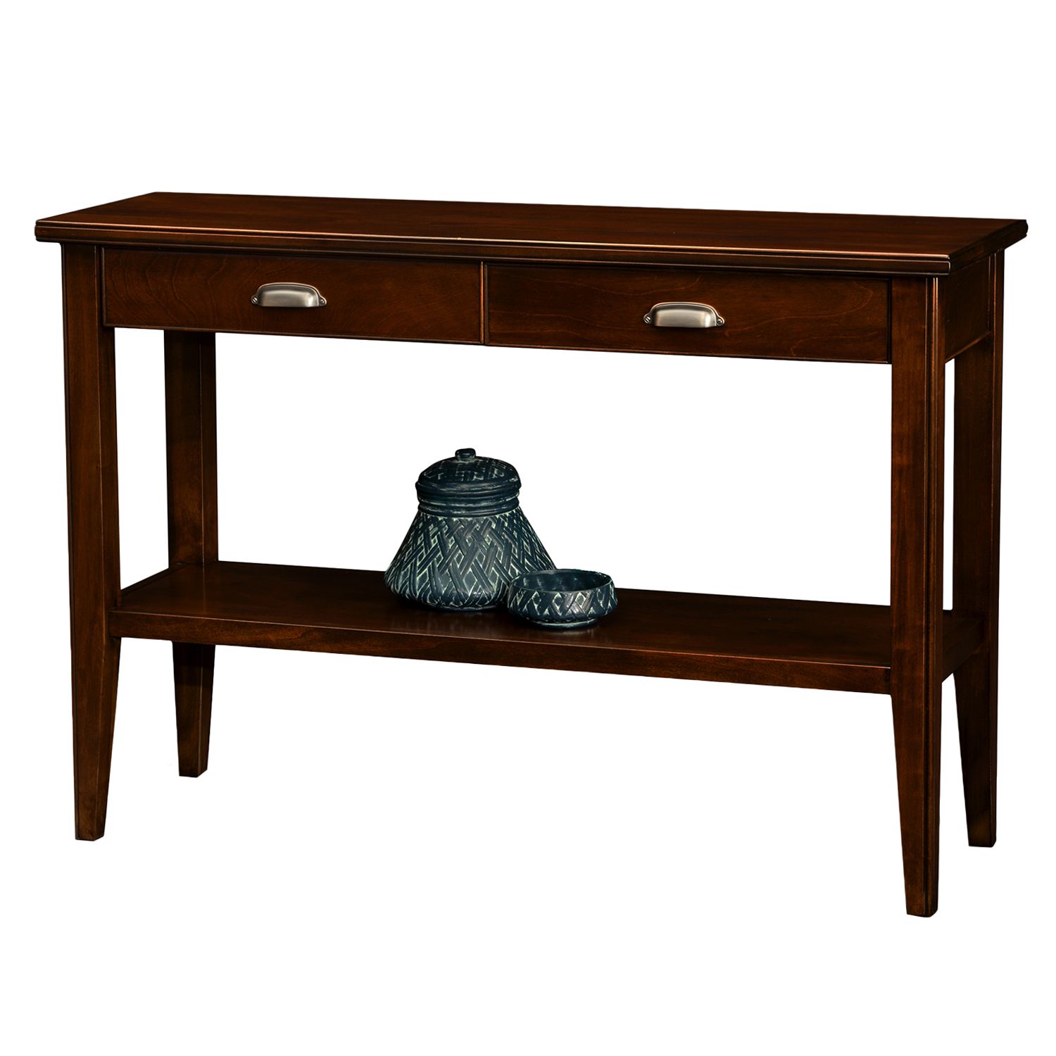 Image for Leick Furniture Chocolate Cherry Finish 2-Drawer Sofa Table at Kohl's.