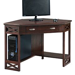 Saygoer Computer Desk Industrial Corner Table for Small Spaces