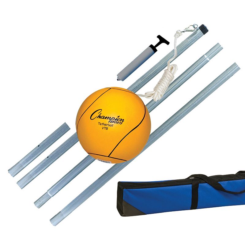 Champion Sports Deluxe Tether Ball Set, Multicolor