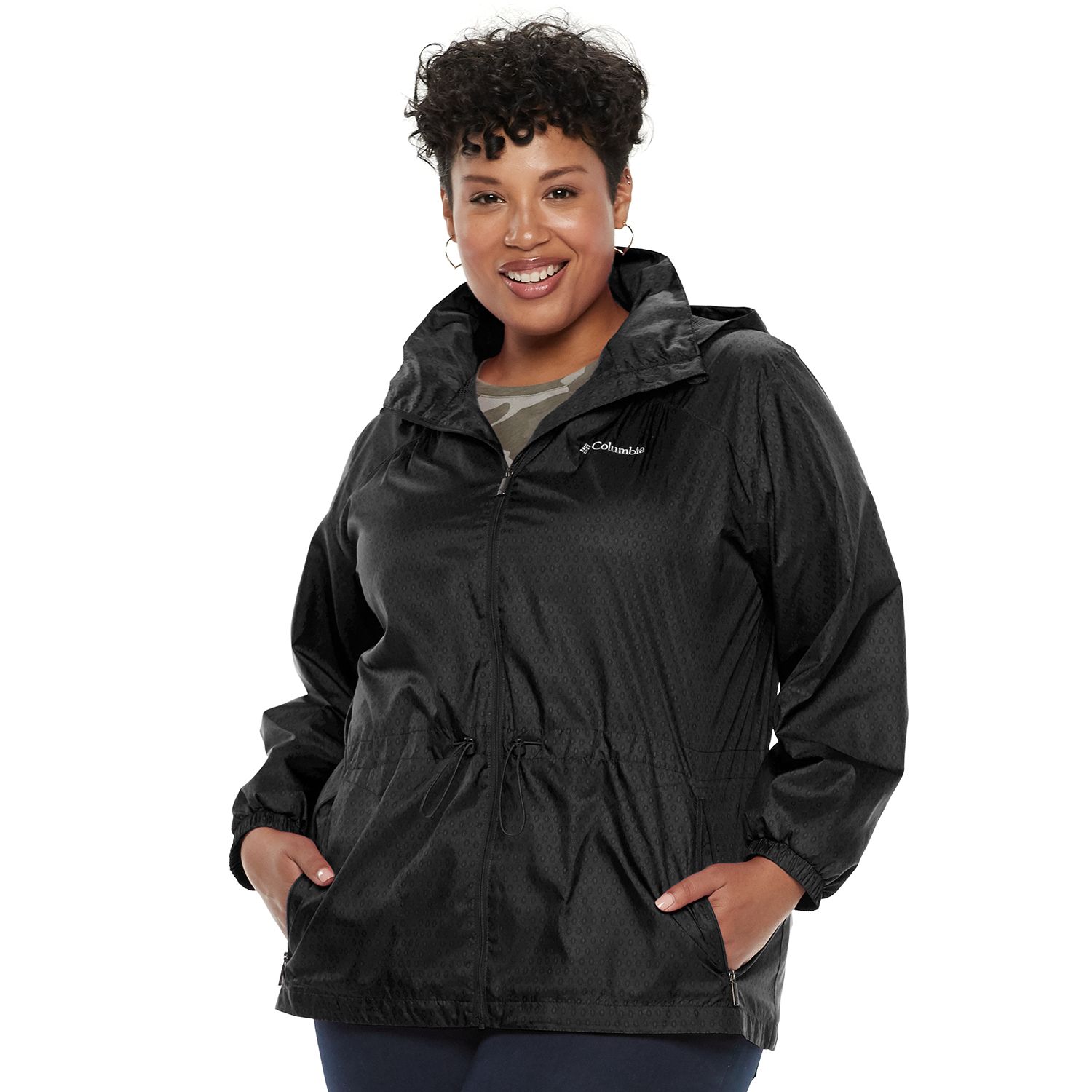 columbia stone creek hooded anorak jacket