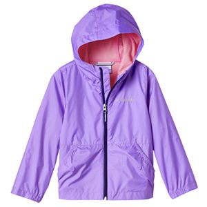 Toddler Girl Columbia Lightweight Solid Rain Jacket