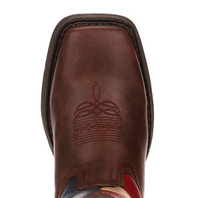 Lil Durango Kids' American Flag 8-in. Western Boots