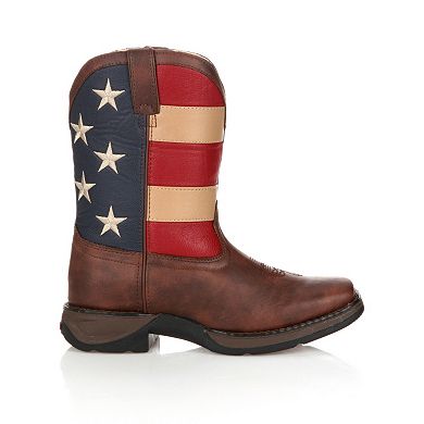 Lil Durango Kids' American Flag 8-in. Western Boots