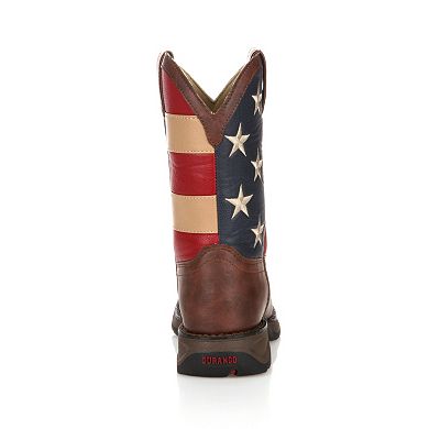 Lil Durango Kids' American Flag 8-in. Western Boots