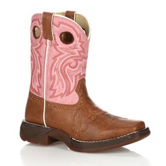Lil Durango Girls' 8 in Saddle Western Boots