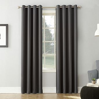 Sun Zero 1-Panel Ludlow Blackout Grommet Window Curtain