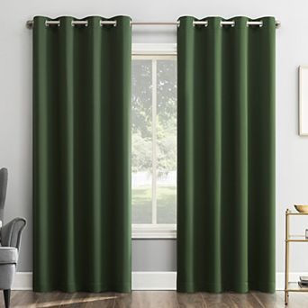 Sun Zero 1-Panel Ludlow Blackout Grommet Window Curtain