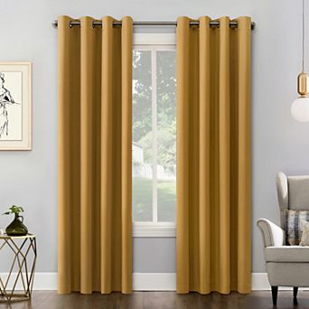 Sun Zero 1-Panel Ludlow Blackout Grommet Window Curtain
