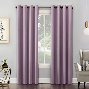Sun Zero 1-Panel Ludlow Blackout Grommet Window Curtain